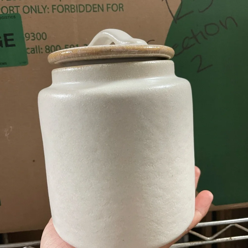 Stoneware Canister from Threshold designed with Studio McGee